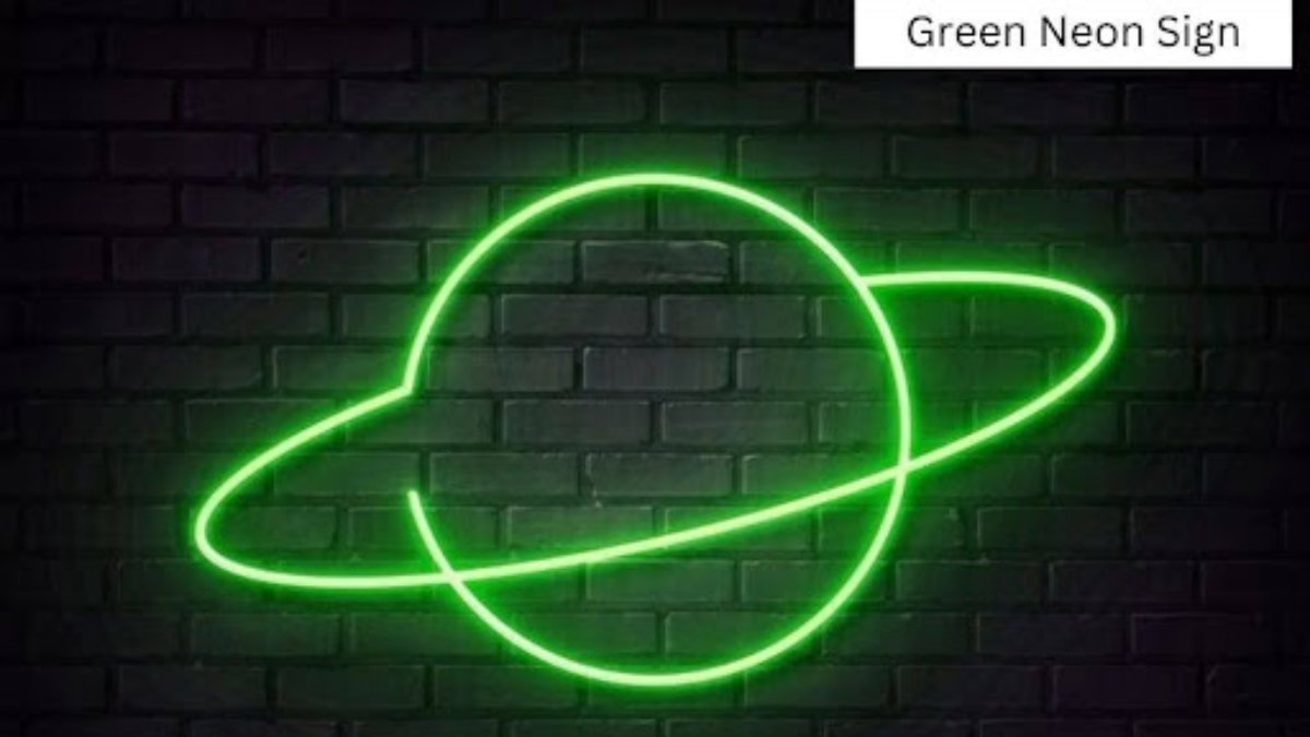 Green Neon Sign